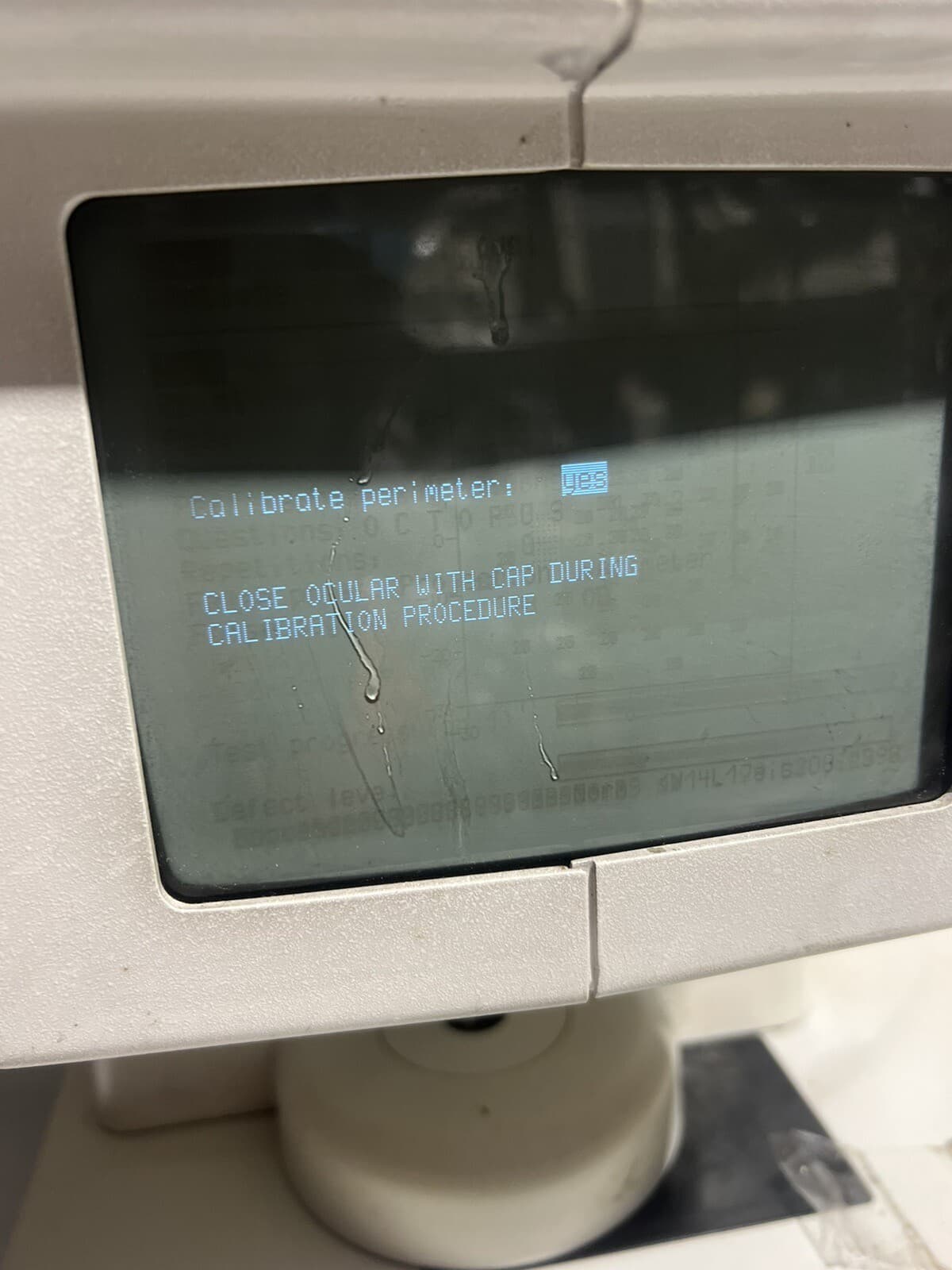 Interzeag Octopus Perimeter 1-2-3 Visual Field Analyzer For Parts Lc9112-22 2
