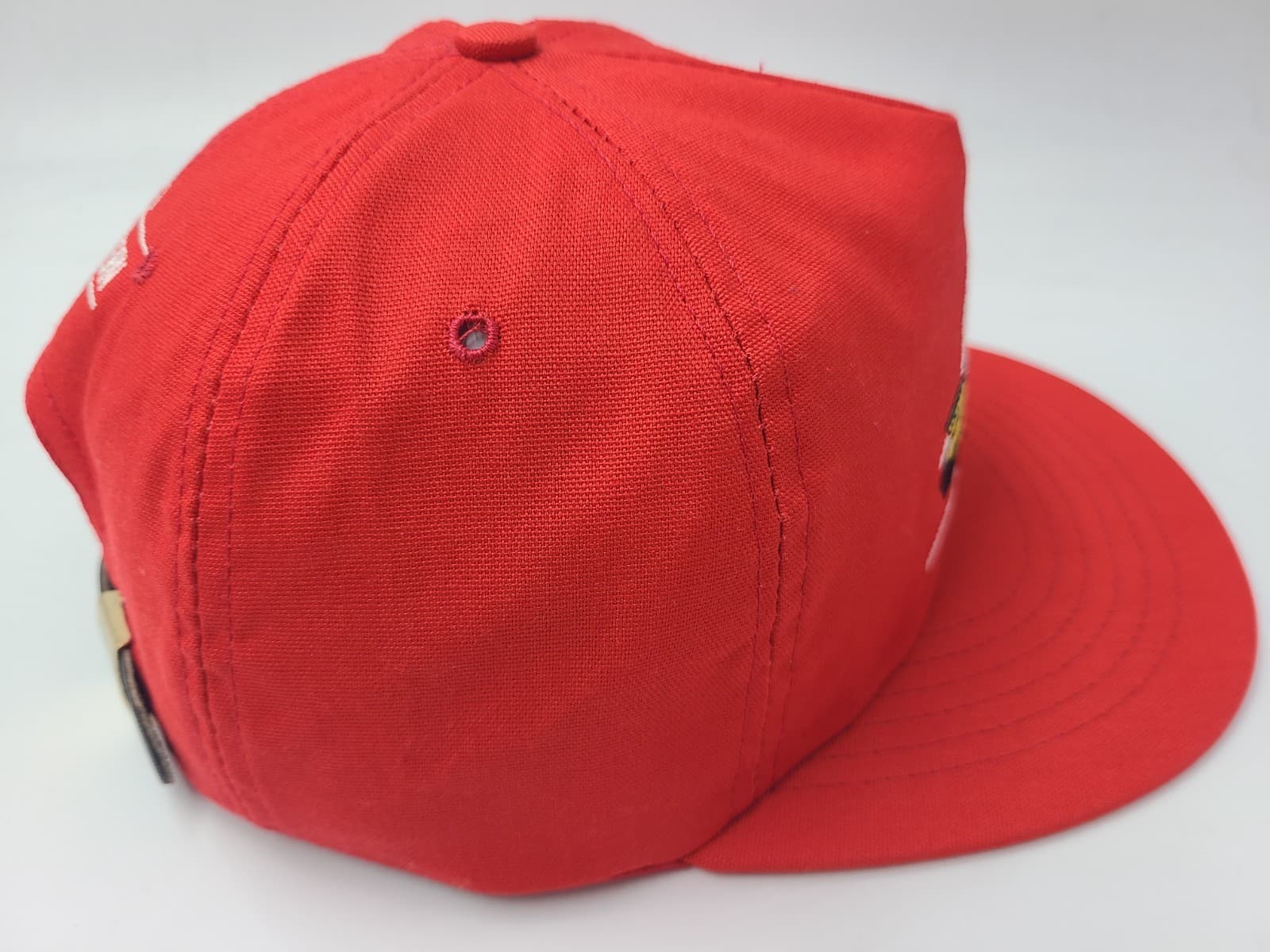 Vtg Chicago & North Western Railway System Strapback (Fits Small) Hat Cap Train 6