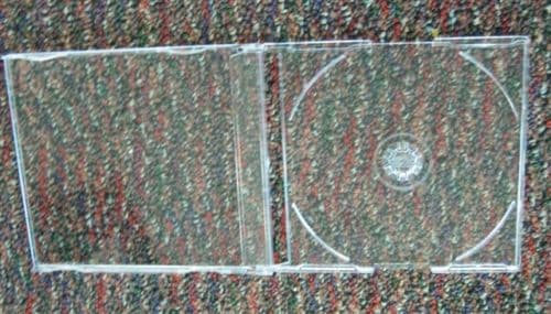 50 PCS NEW 7.2MM MAXI SLIM SINGLE CD JEWEL CASE "J" CARD, PSC17