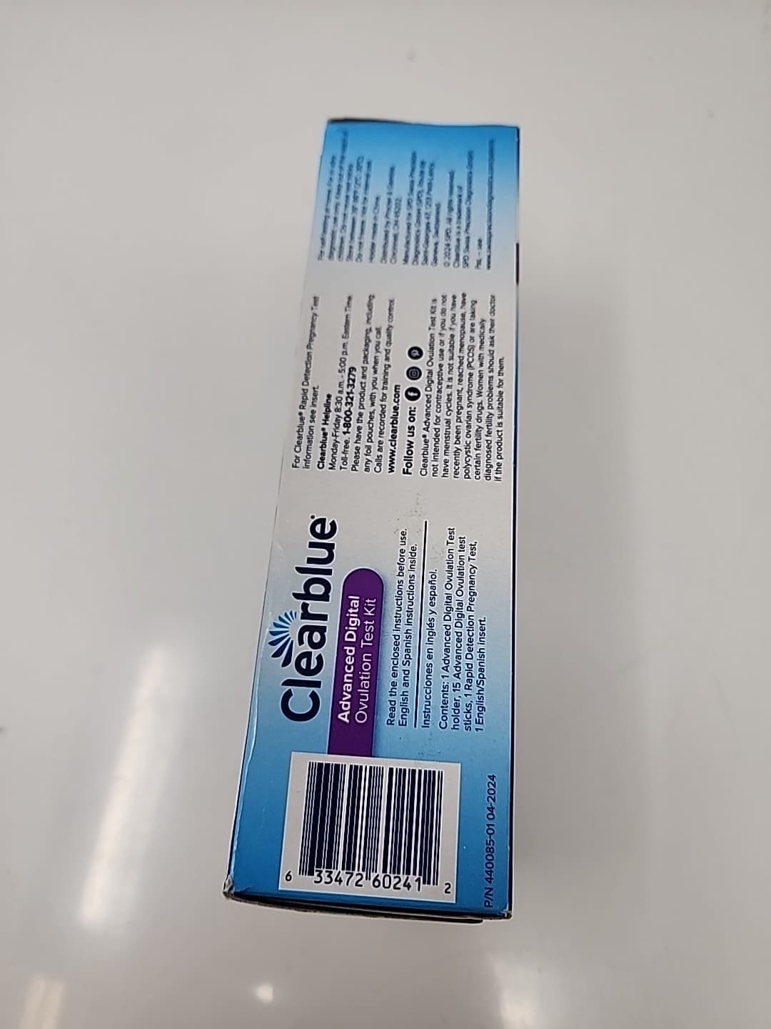 Clearblue Advanced Digital Ovulation & 1 Pregnancy Test Kit 16 Tests Exp 2027 5