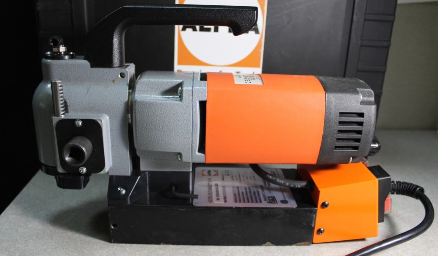 Alfra Rotabest V32 Low Profile Magnetic Base Core Drill: Ø 12 ~ 32mm 110 Volts