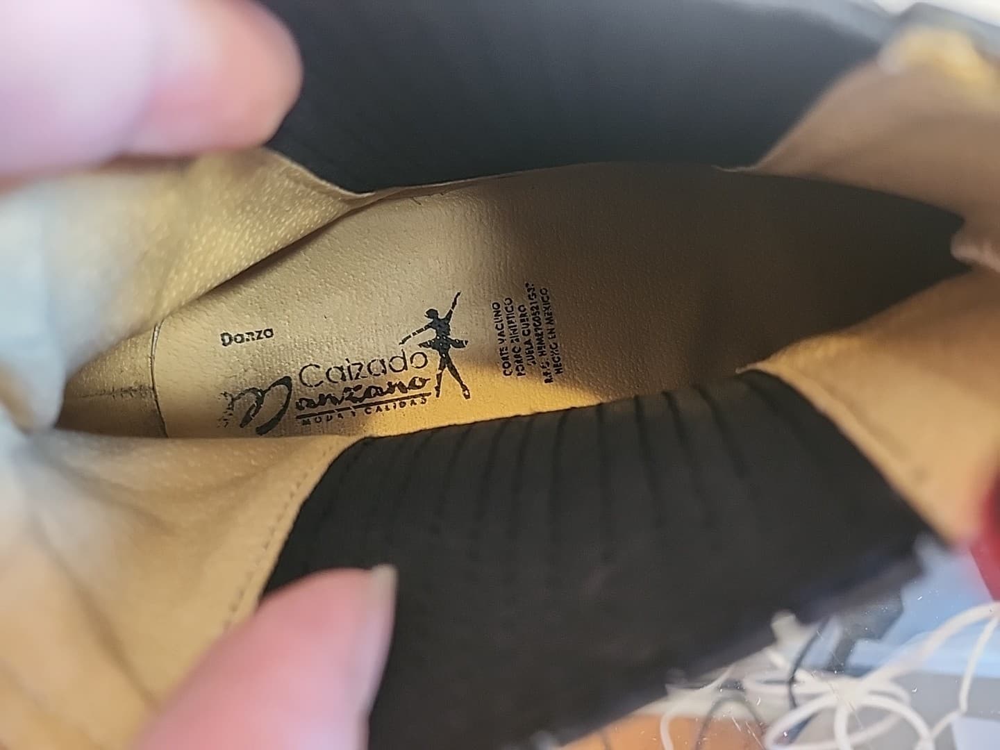 Calzado Manzano Leather Dance Danza Mexico Ballet Folklorico Flamenco Boot Sz 26 6