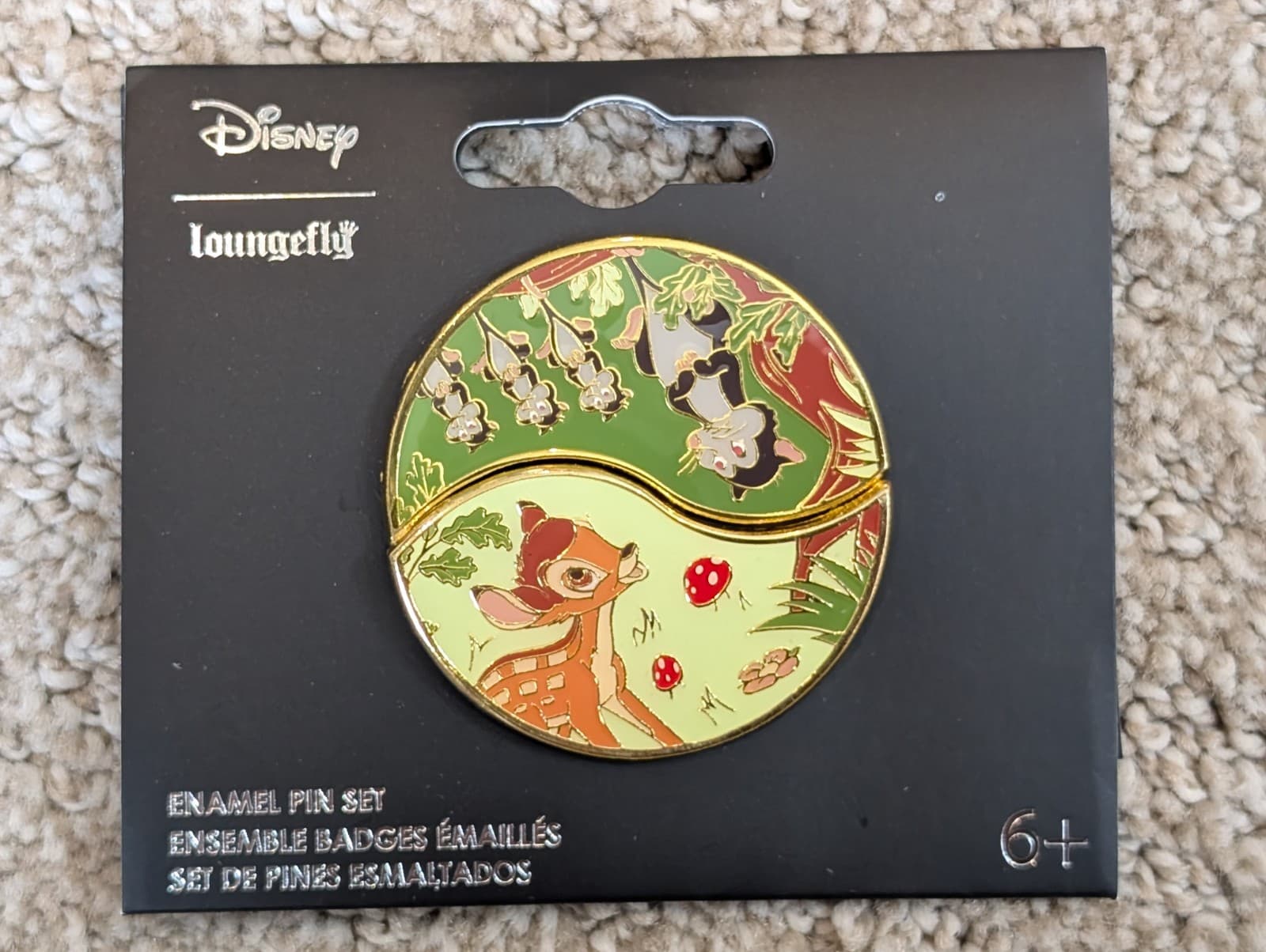 Loungefly Disney Bambi Possum Family & Bambi 2 Pin Set