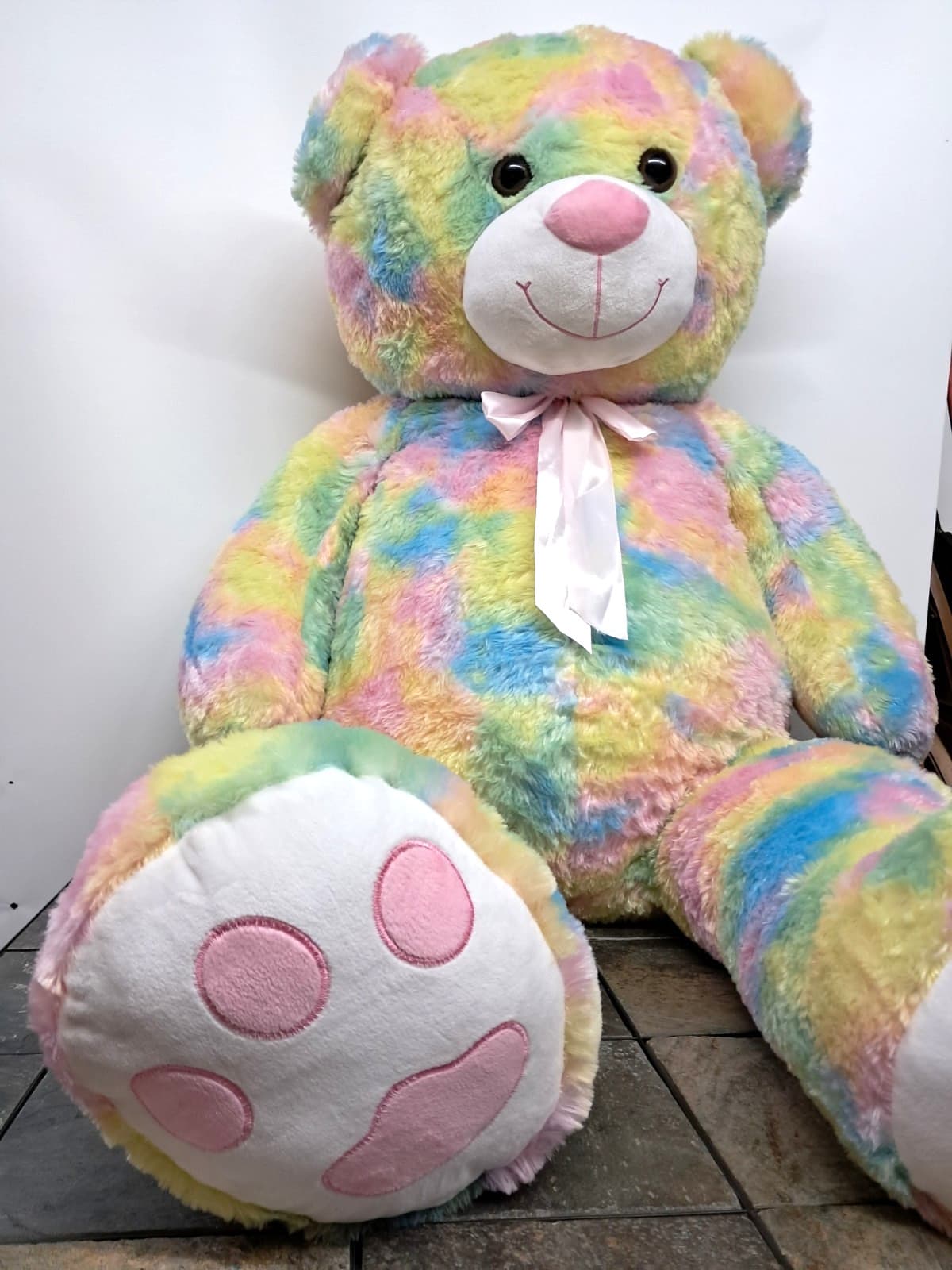 Elco Giant Teddy Bear 5Ft Soft Big Toy Stuffed Multicolor Polyester Fiber 2