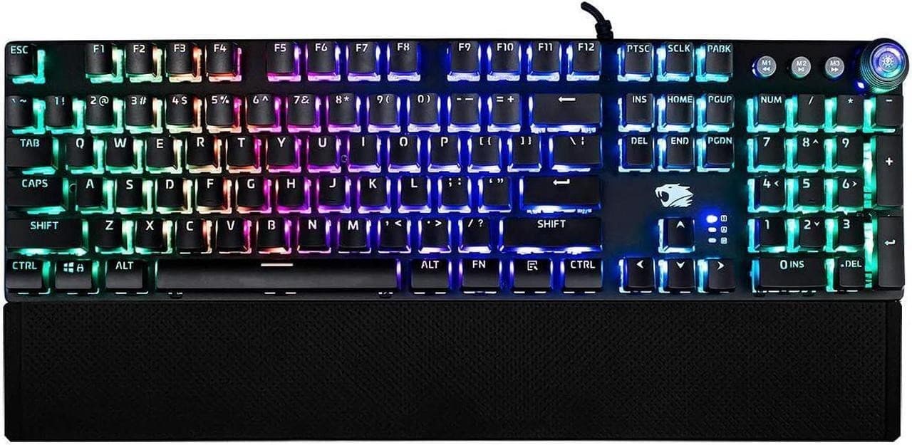 iBuyPower Mek 3LT RGB Mechanical Gaming Keyboard NEW SEALED 2