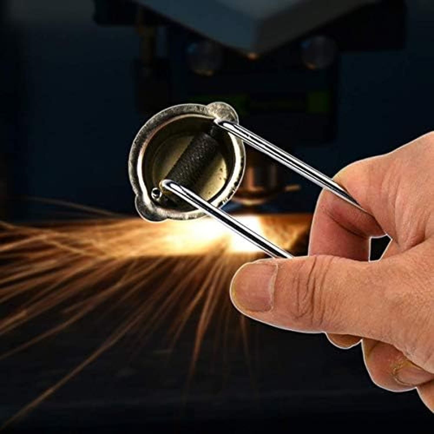 Single Flint Spark Strike Lighter with Flint & Steel Fire Starter, Igniter fo... 3