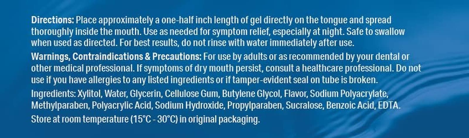 Allday Dry Mouth Gel - Maximum Strength Xylitol, Fast Acting (2 Tubes) 3