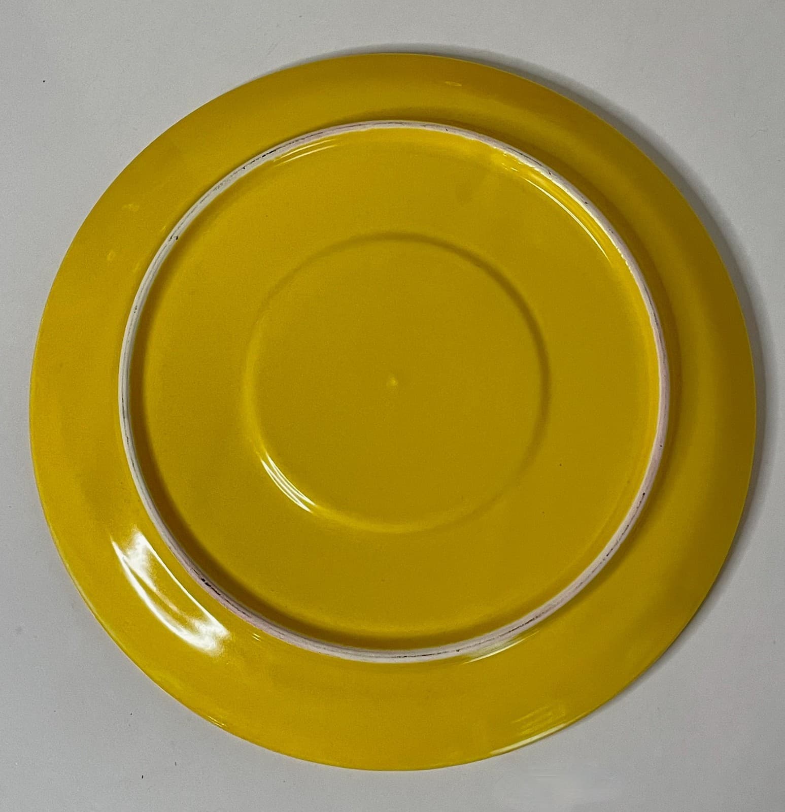 French Delespaul-Havez Jars CHOCOLAT Jumbo Cup and Saucer Set Yellow 6