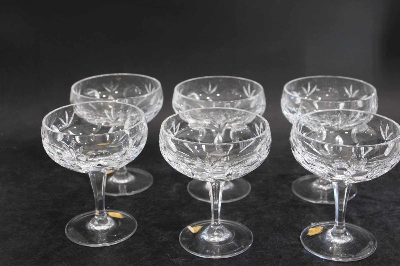 Nachtmann Bamberg 6 Champagne/ Sherbet Glasses 4 7/8" 2