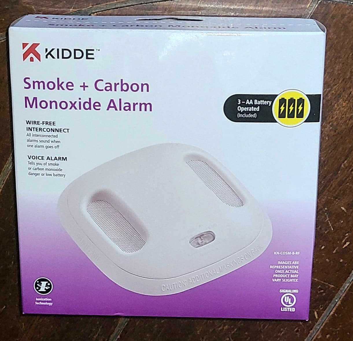 KIDDE Smoke and Carbon Monoxide Voice Alarm - Model #KN-COSM-B-RF