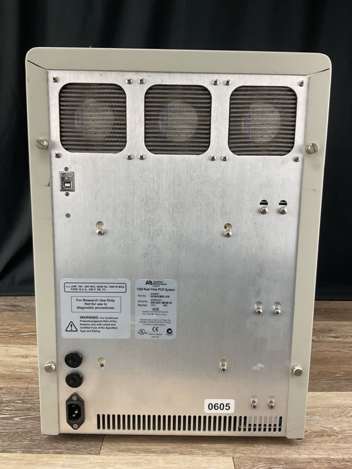 Applied Biosystems 7500 Fast Real-Time PCR System ABI 4345241 Fast HRM Unit 6