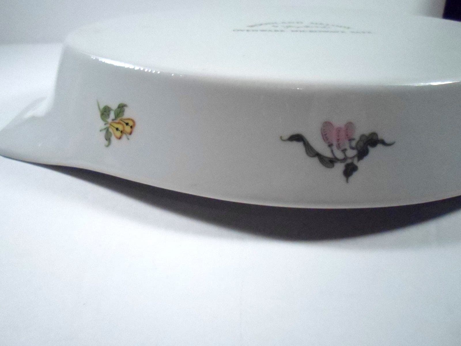 Georges Briard Woodland Melody Ceramic 12.5/8" x 7" Augratin Baking Dish  VTG. 6