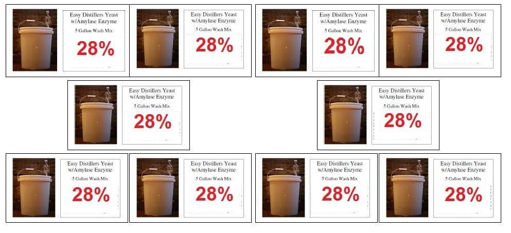 10 Packs - 28% Turbo Yeast --- Highest % Available!!! Moonshine Alcohol  3