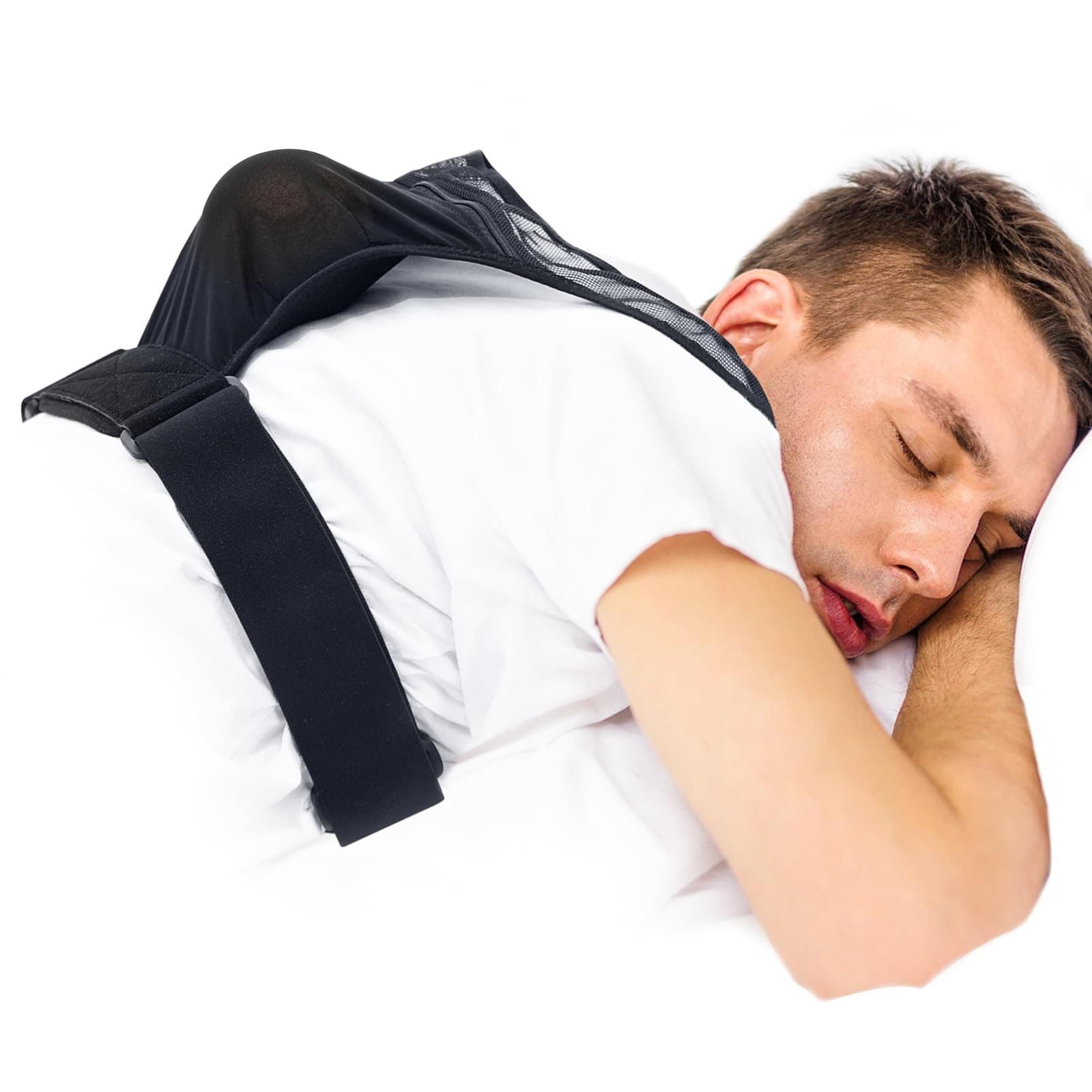 Side Sleeping Positional Snore Aid Device, Anti Snoring Side Sleeper, Snore S...