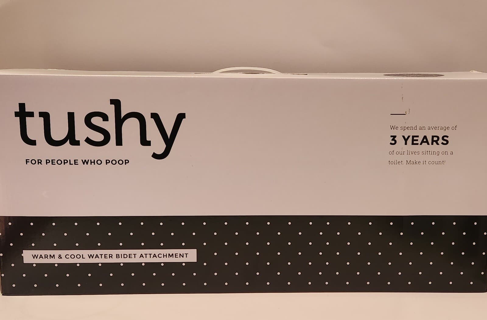 Tushy Warm & Cool Water Bidet Attachment White 