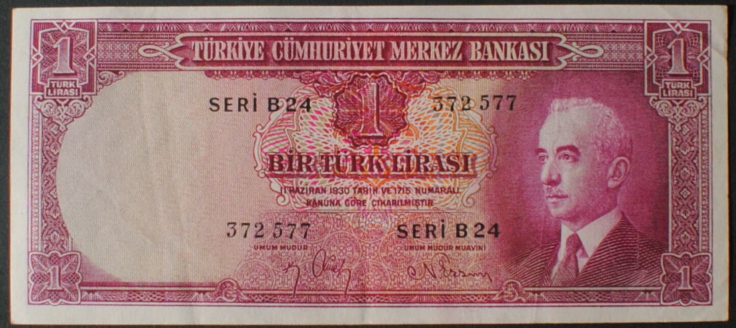 Turkey P135 Lira XF