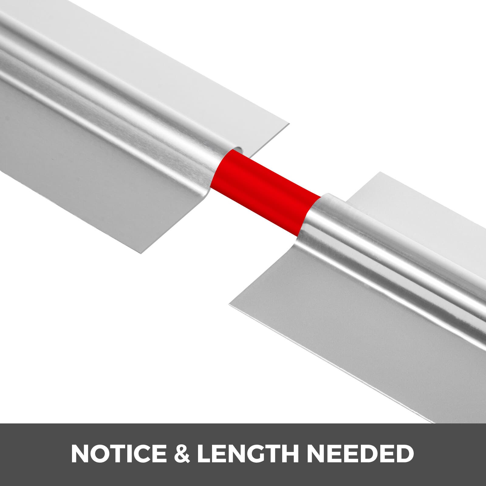 Uimoso 200pcs-4ft Aluminum Radiant Floor Heat Transfer Plates for 1/2" PEX Tube 6