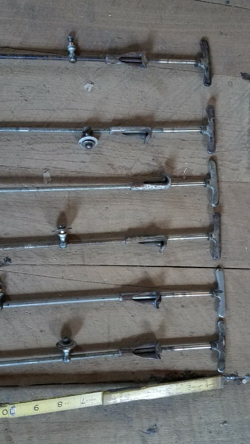 Leedy Spartan Bass 7 lugs & claws orignal parts 3