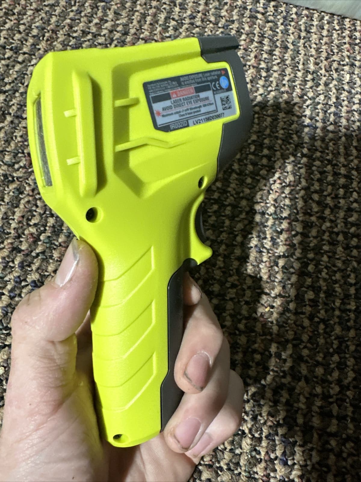 Ryobi IR002ID Digital Display Hot Cold Laser Infrared Thermometer as-7 4