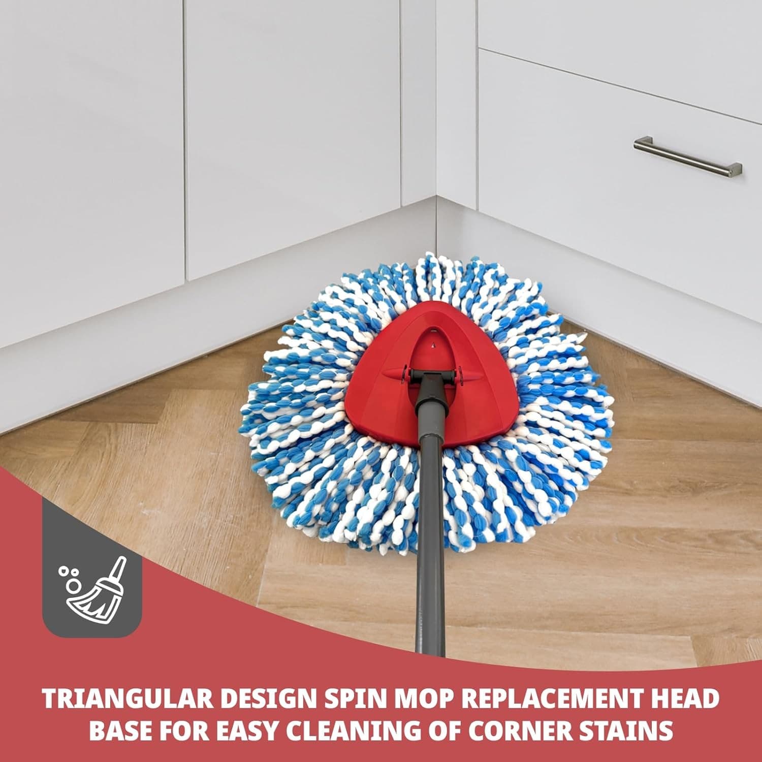 360° Rotating Replacement Mop Base Parts Refill Head Disc For O-Cedar Easy Wring 6