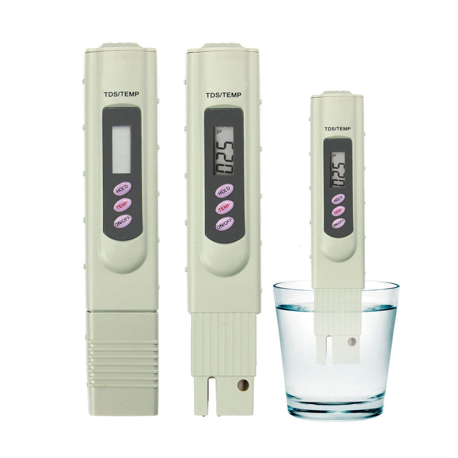 Handheld Water Quality Hardness Purity Digital LCD Meter 0-9990 PPM TDS TDS-3 2