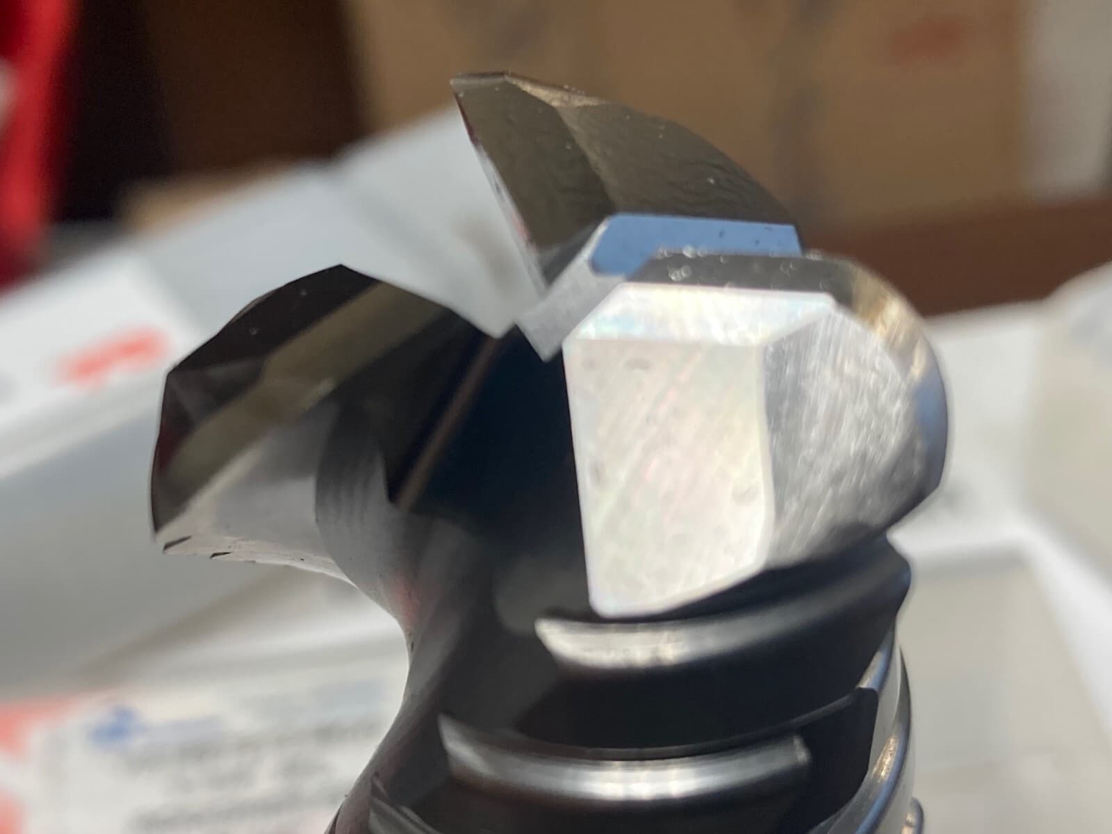 YG-1,  1-1/4"x 1-1/4"x 4"x 6-1/2", 3-FL, Rougher for Aluminum, 1/4" Radius, T15 5