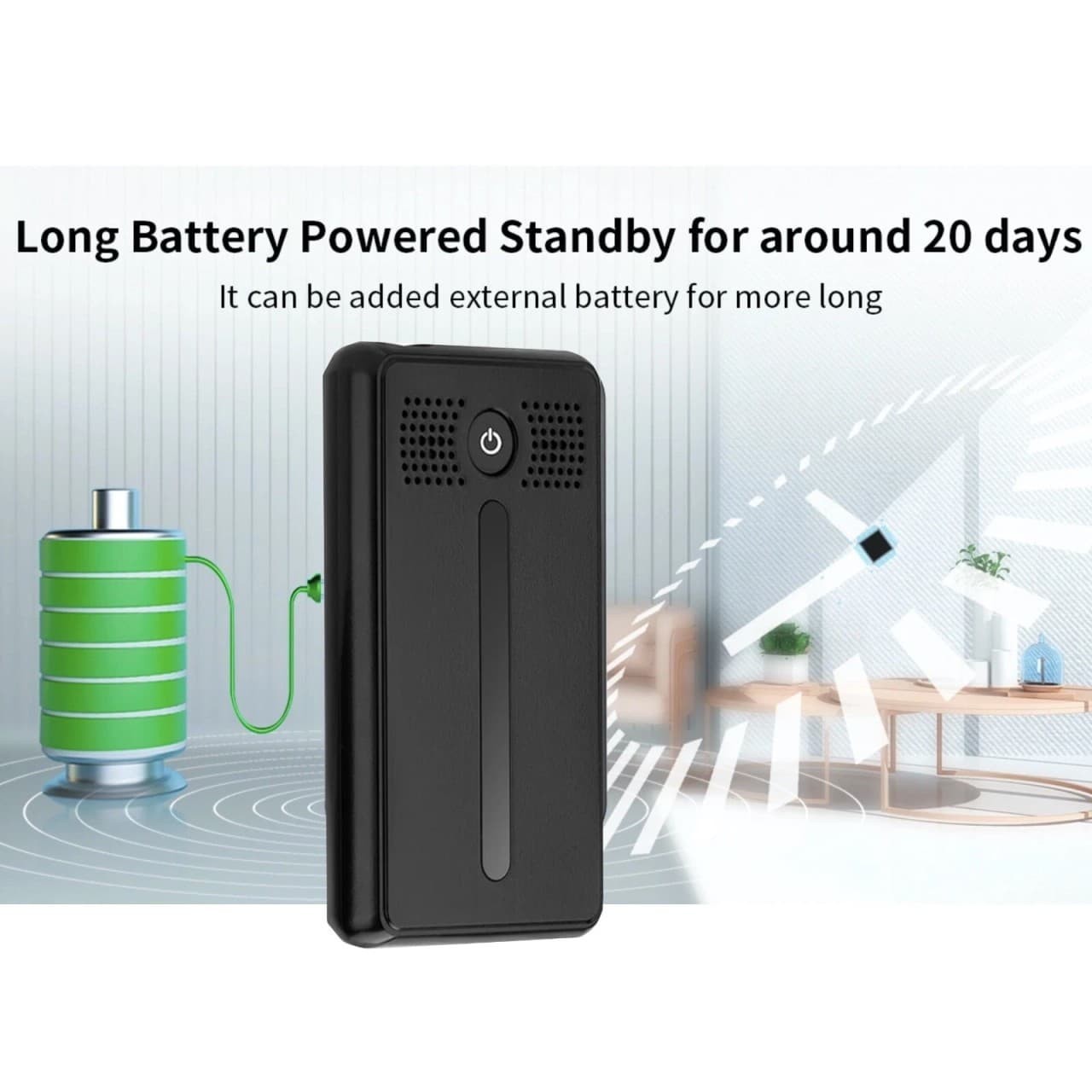 Wireless Wi-Fi Sound Activated Recorder Unlimited Live Audio 4 Mo Battery 128GB 5