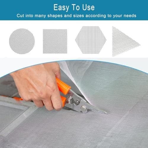 Wire Mesh Stainless Steel Filter Screen Sheets 30x120cm 30 Fine Silver Woven Wir 3