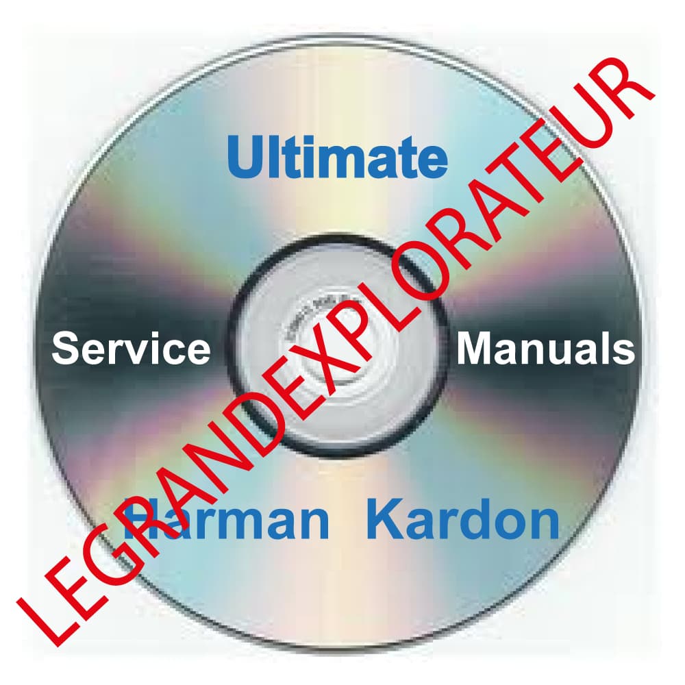 Ultimate Harman Kardon Repair Service Manual & Schematics 550 PDF on DVD