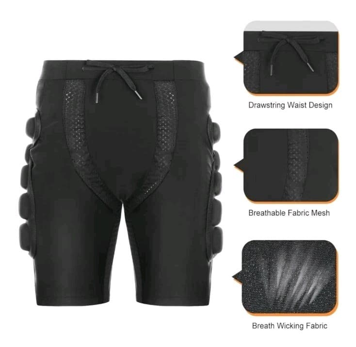 AEIKE Hip Protection Pads Shorts Size M Hip Pads 3D EVA Hip Protection Pad   6