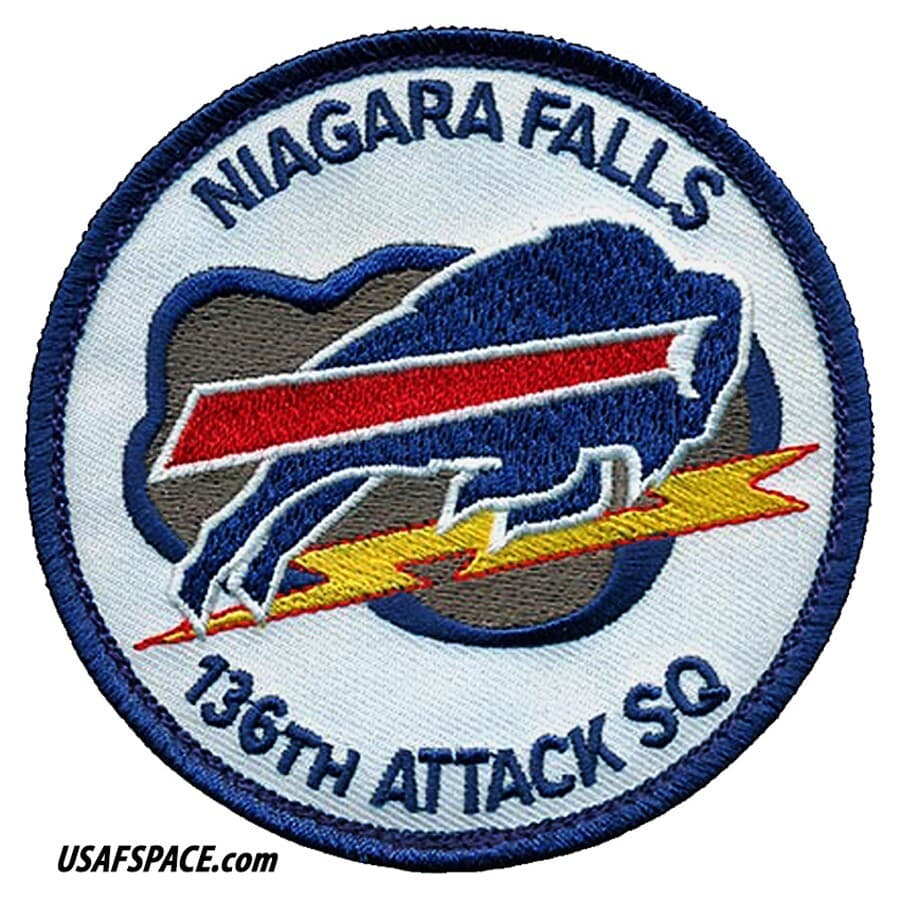 USAF 136th ATTACK SQ-136 ATKS-MQ-9 REAPER-BUFFALO BILLS-NIAGARA FALLS ANG-PATCH 5