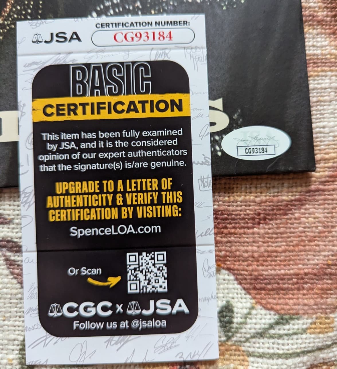 Billy Gibbons - Signed Big Bad Blues Album cover with JSA COA * ZZ TOP 2