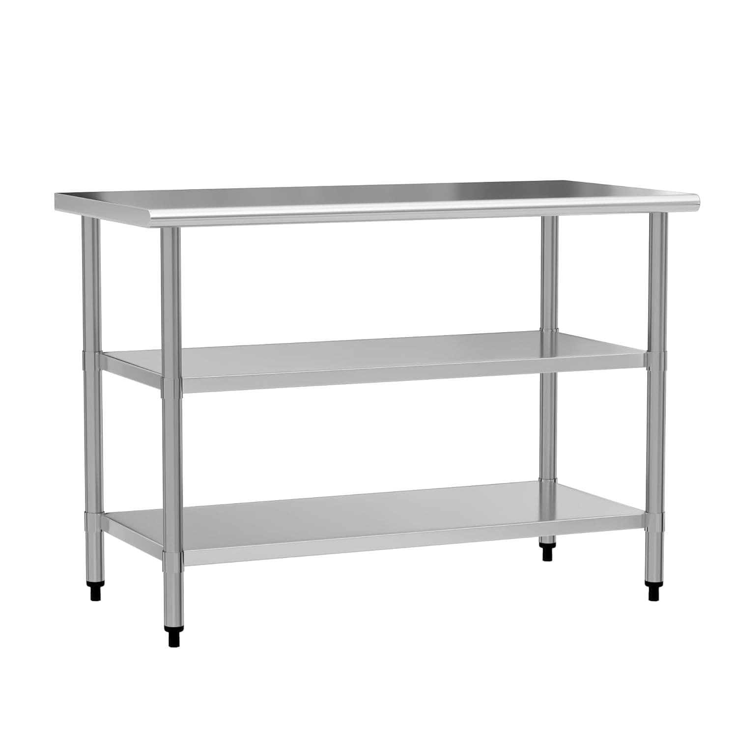 Stainless Steel Table w/ 2 shelf 24''x60'' Metal Work Table Commercial Kitchen