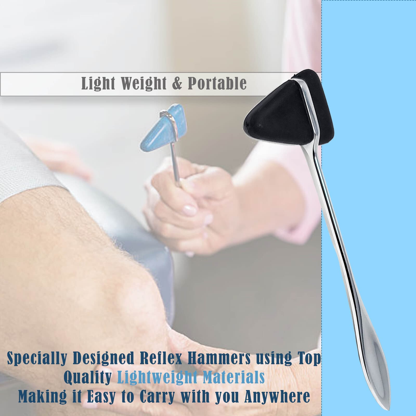 9pc Medical Diagnostic Kit in Black for EMT, Nursing,Surgical, EMS,Physiotherapy 3