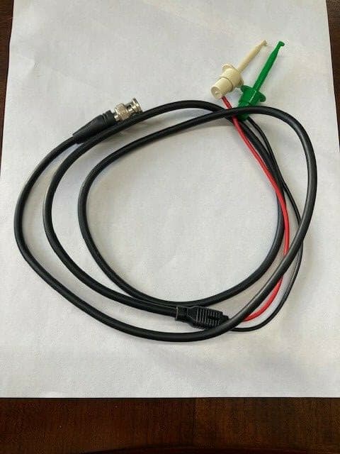 36" BNC Male Plug - Dual Mini Test Hook Clip Lead for Oscilloscope - 5 Pk (PC)  3