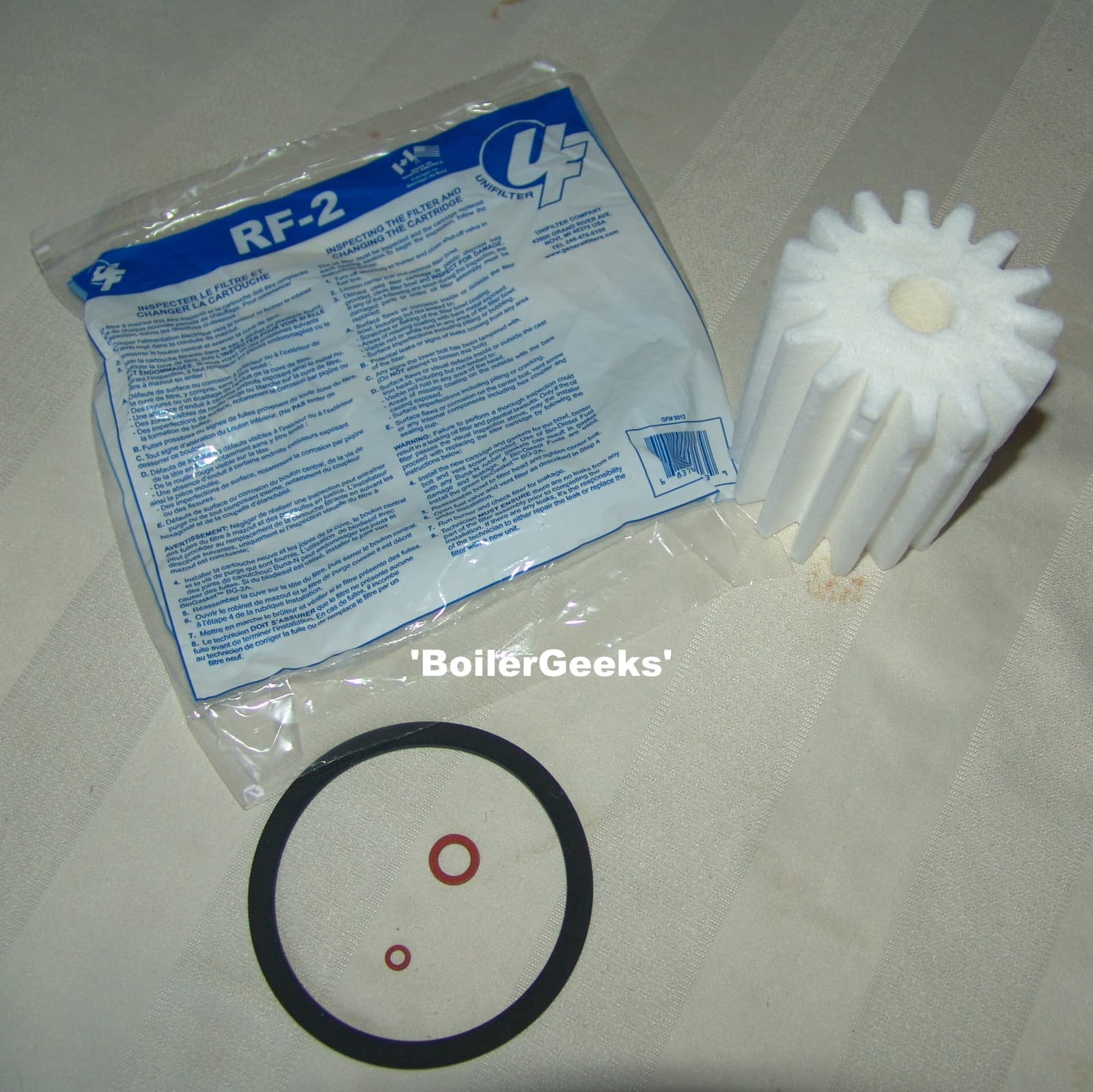 RF-2 MICRON FUEL OIL FILTER, General 2A-700A, 2A-700B, Uni 99, S-252, XF-1, 265