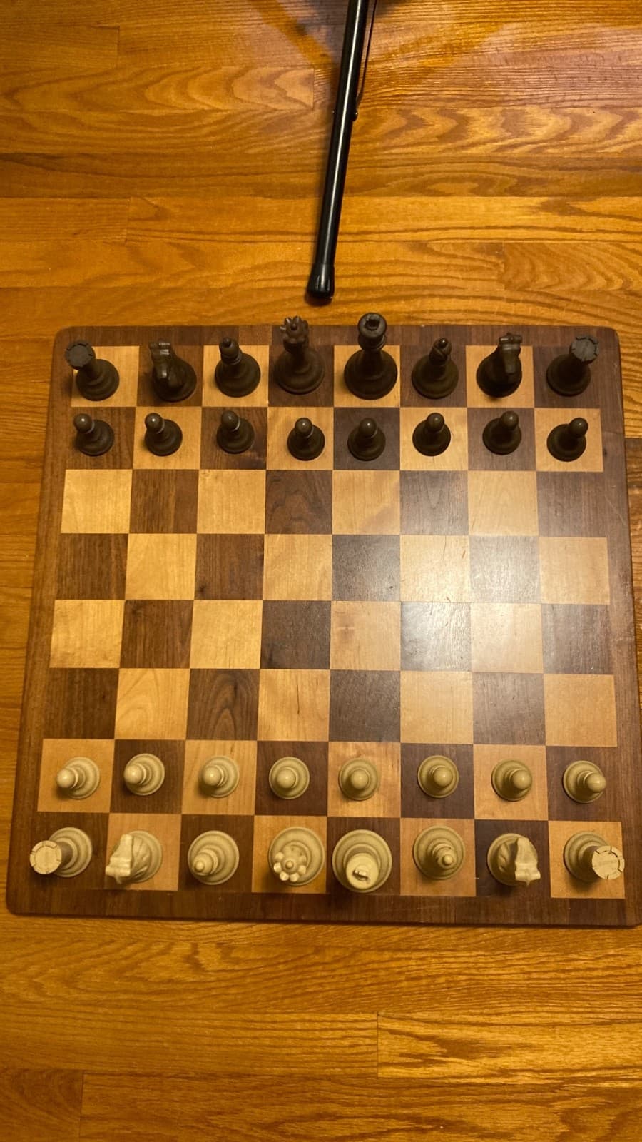 Drueke No. 68 board with 5" No. 35 Imperial Chess Pieces 4