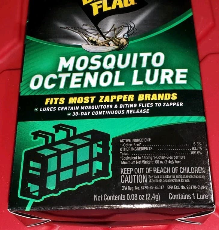 2 PACK - BLACK FLAG MOSQUITO OCTENOL LURES - BZ-OCT1 - FITZ MOST ZAPPER BRANDS  3