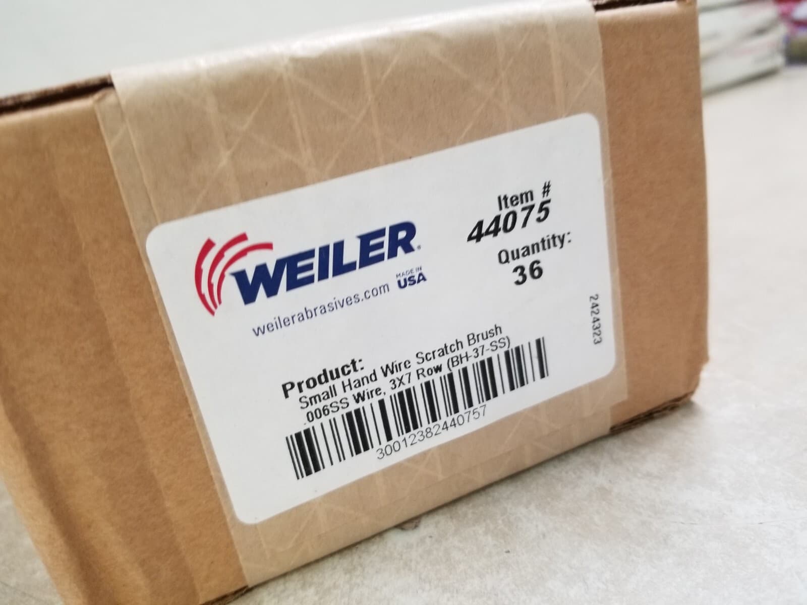 Lot of 36 - Weiler 44075 Hand Wire Scratch Brush 2