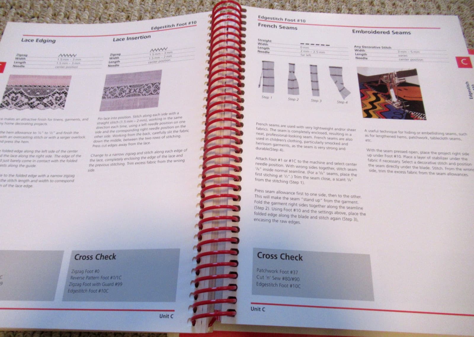 BERNINA Feetures Presser Feet Guides ~ Volumes 1, 2 & 3! 4