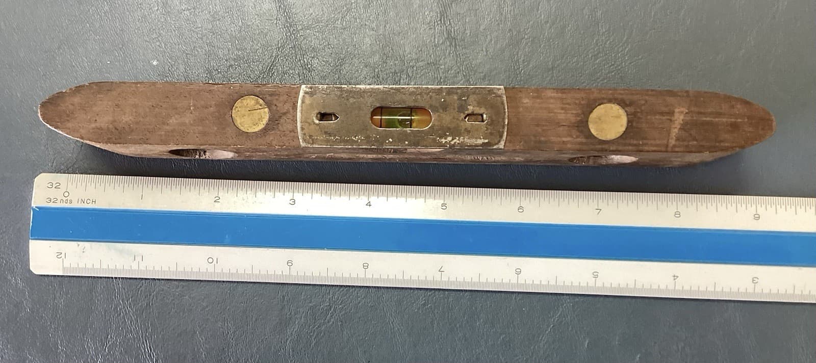 Vintage Wooden 9" Torpedo Level 2