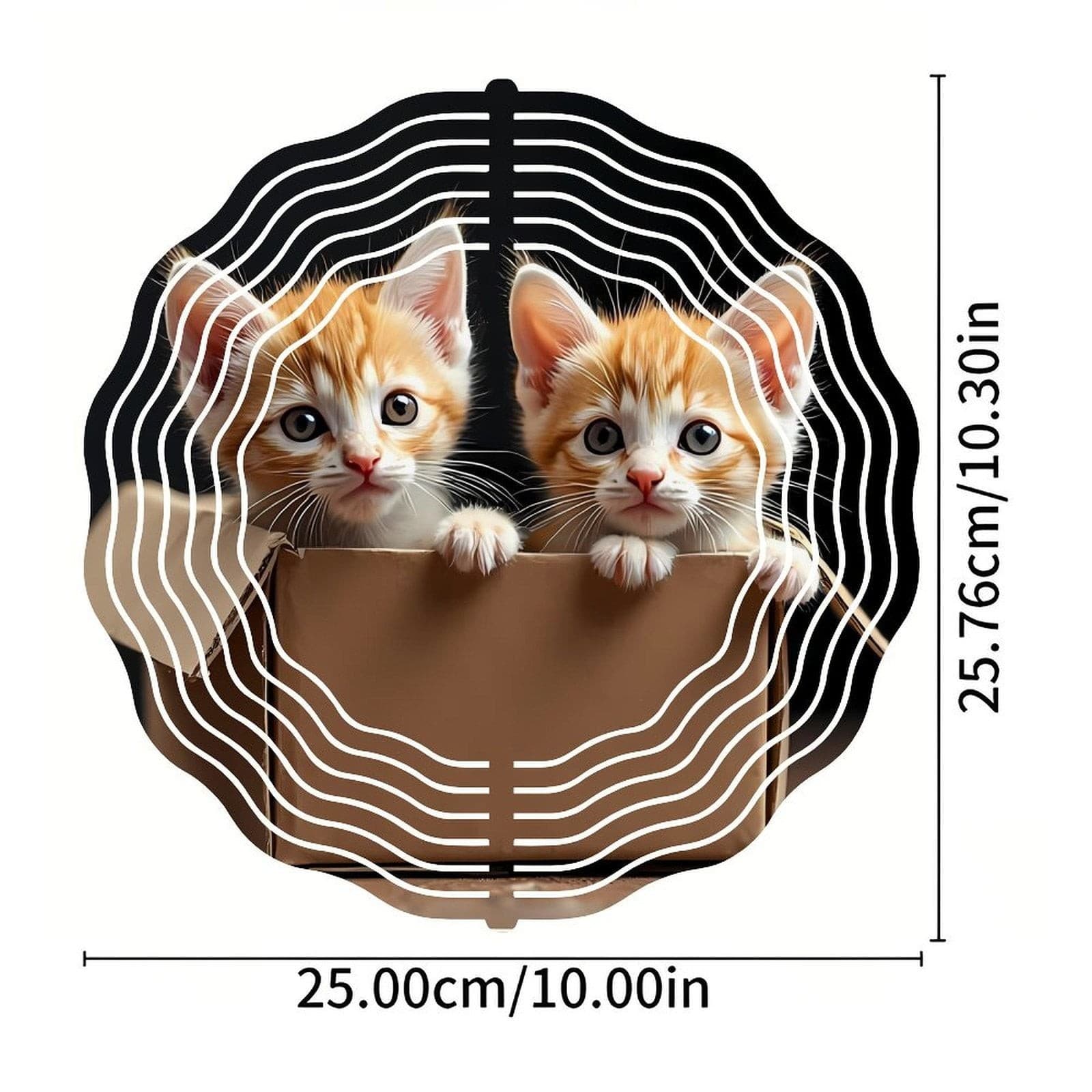 3D Metal Hanging Wind Spinners for Yard & Garden - Perfect Outdoor Decor 5