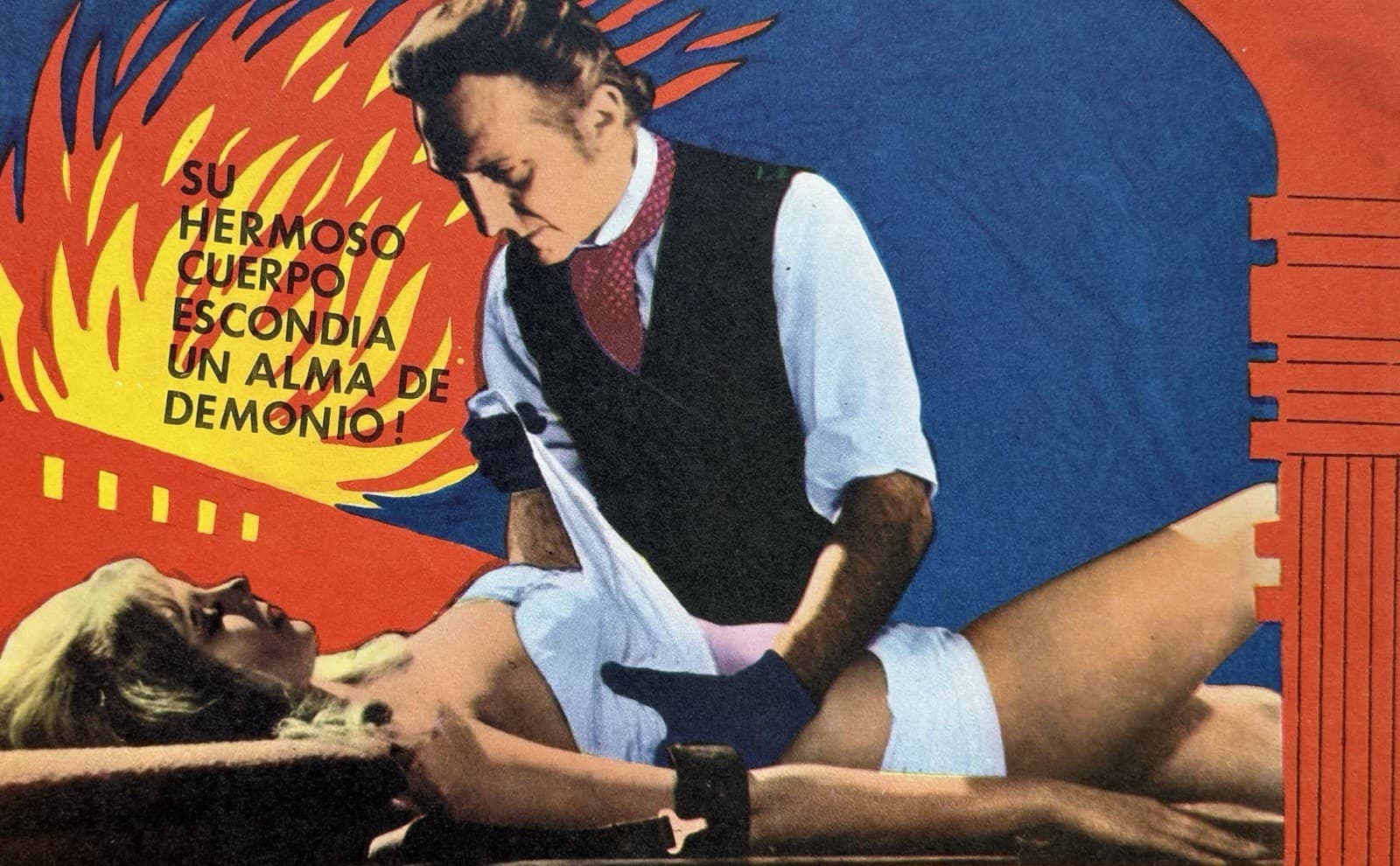 FRANKENSTEIN CREATED WOMAN HAMMER PETER CUSHING MEXICAN LOBBY CARD 1967 4