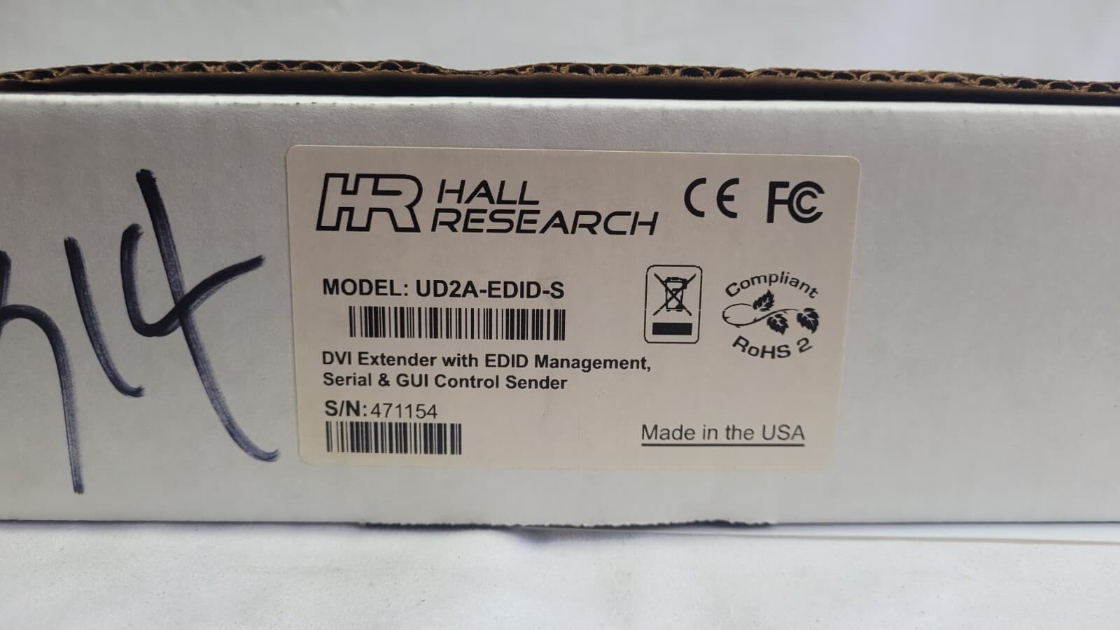 Hall Research UD2A-EDID-S DVI Extender W/ EDID Management, Serial & GUI Control 6