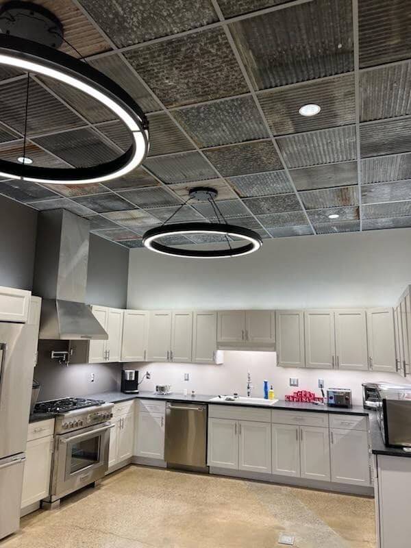 Reclaimed Barn Metal Drop Ceiling Tiles 2x2 Rustic Farmhouse Style 40 sq.ft. 4