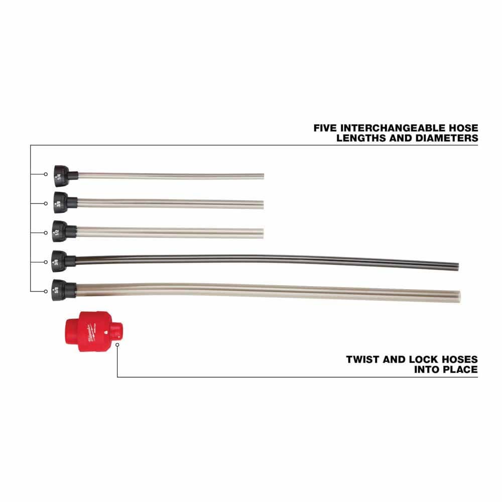 Milwaukee 49-90-2037 AIR-TIP Long Reach Flexible Micro Hose Set 3