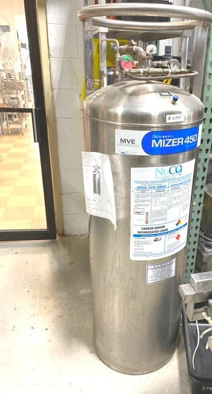 Carbonator / Carbo-Mizer 450 Bulk CO2 System Stainless steel Tank # 102 2