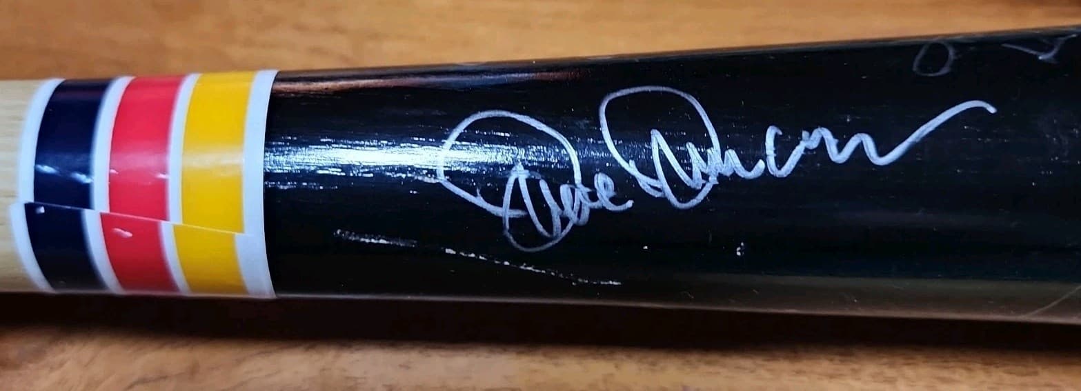 ⚾️1991 AL All-Star Team Signed Bat! Ripken Jr, Fisk, Boggs,Clemens,Molitor*JSA⚾️ 5