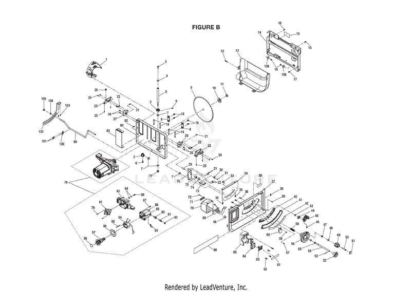 Genuine Ridgid Motor Assembly 089290001716 for Table Saw R4513 and R45171 2
