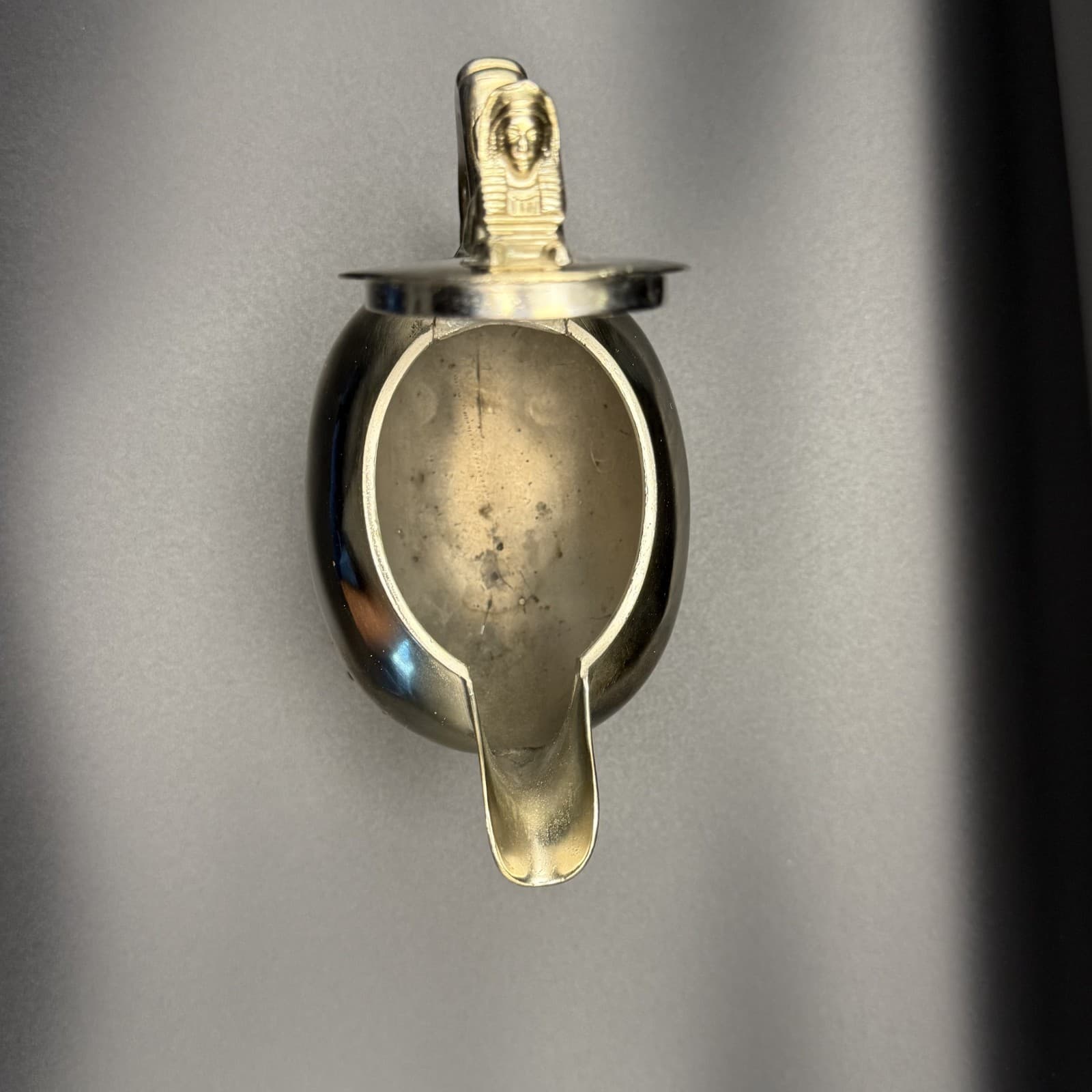 Antique Reed & Barton Egyptian Revival Creamer | Sphinx Lid | Style 2240 6